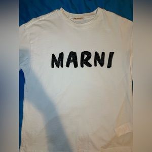 White marni t shirt unisex